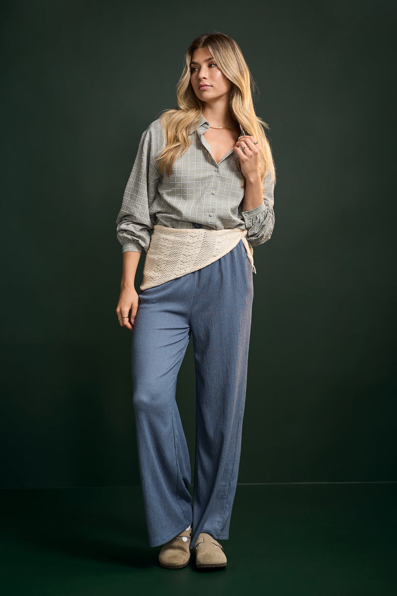 Wide-Leg Flared Pants - 5123