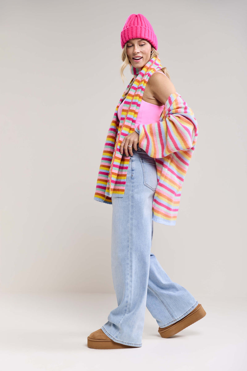 Jeans taille haute - 7041