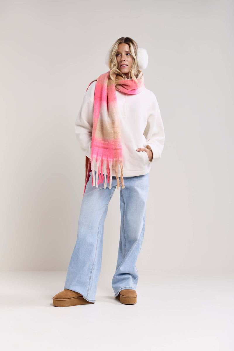 Half-Zip Fleece Sweater - 9172