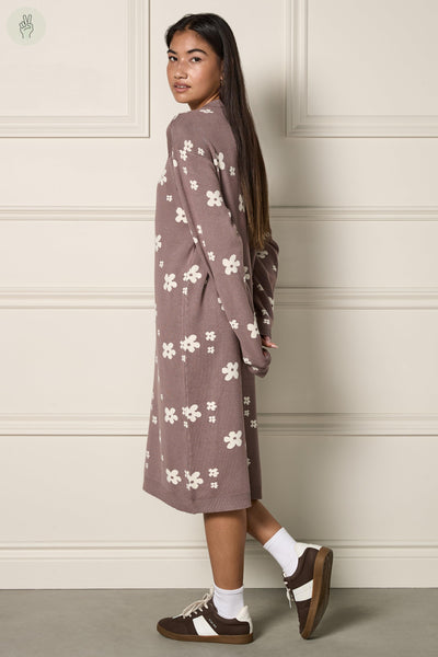 Robe longue en tricot - 2203 (Seconde Main)-Robe - Seconde main-Trove-Taupe-XS-b7b7c1d7-3e98-4719-9329-65870a395293-WOMANCE