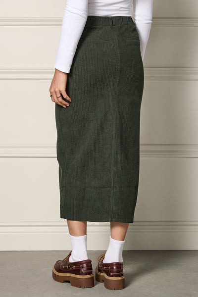 Long Corduroy Skirt - 6065