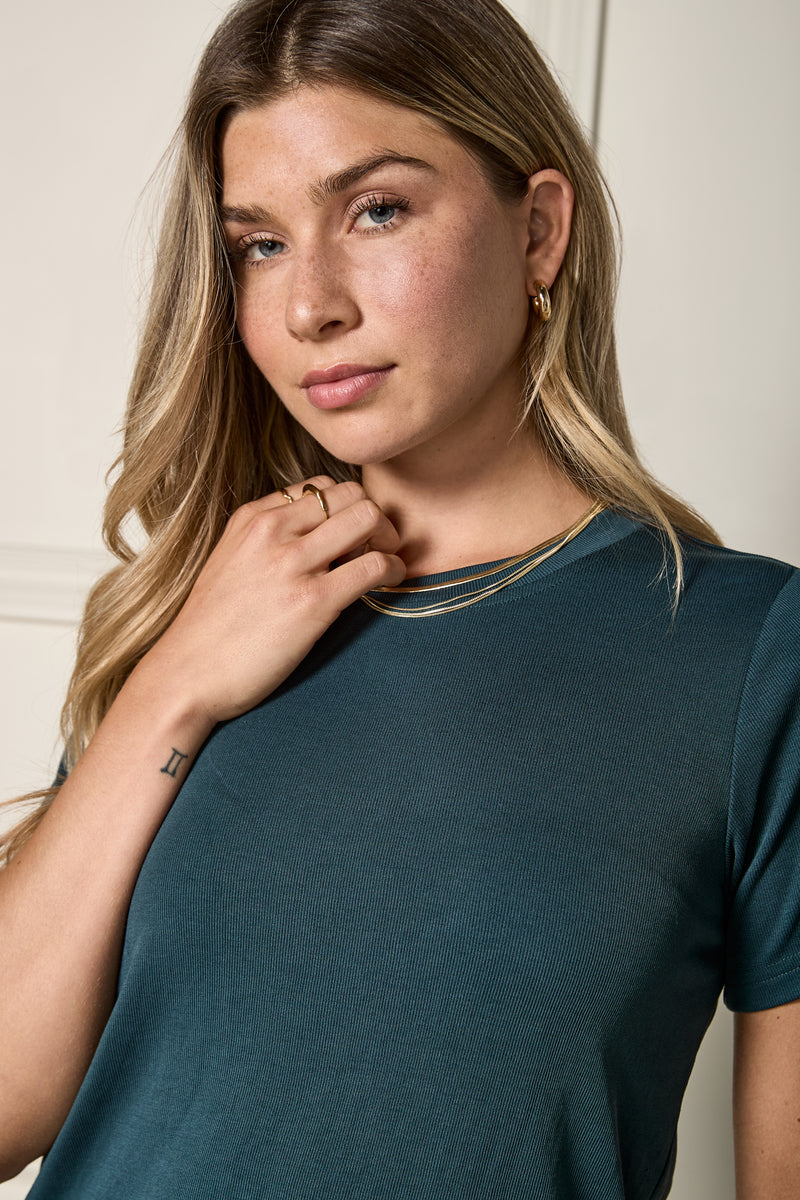 T-shirt col rond - 9161