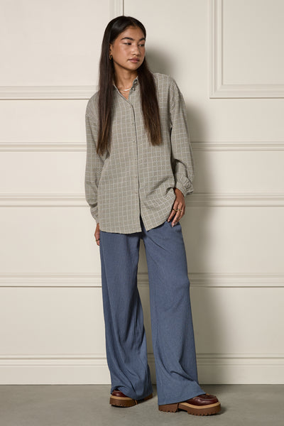 Chemise ample à carreaux - 4083