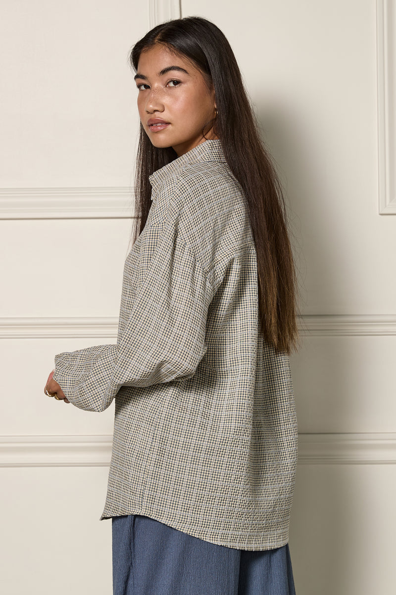 Chemise ample à carreaux - 4083