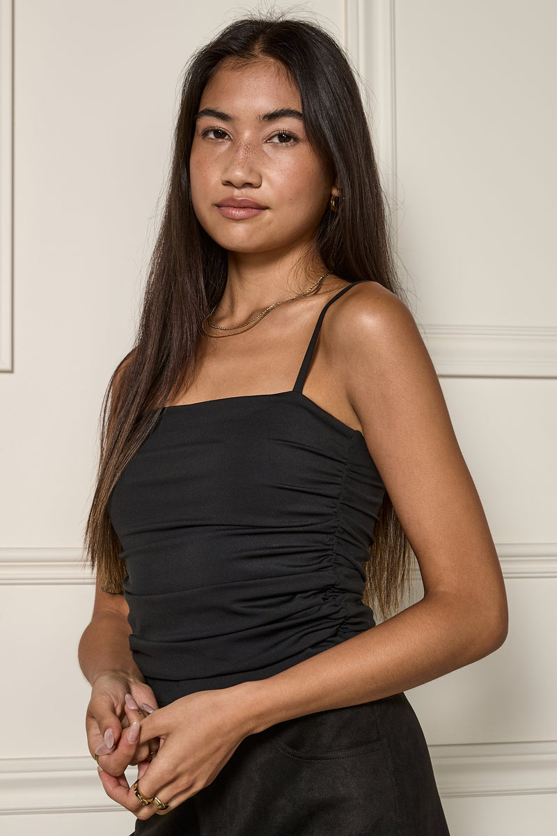 Camisole ajustée à fronces - 9163