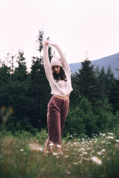 Sheer Knit Cardigan - 8141