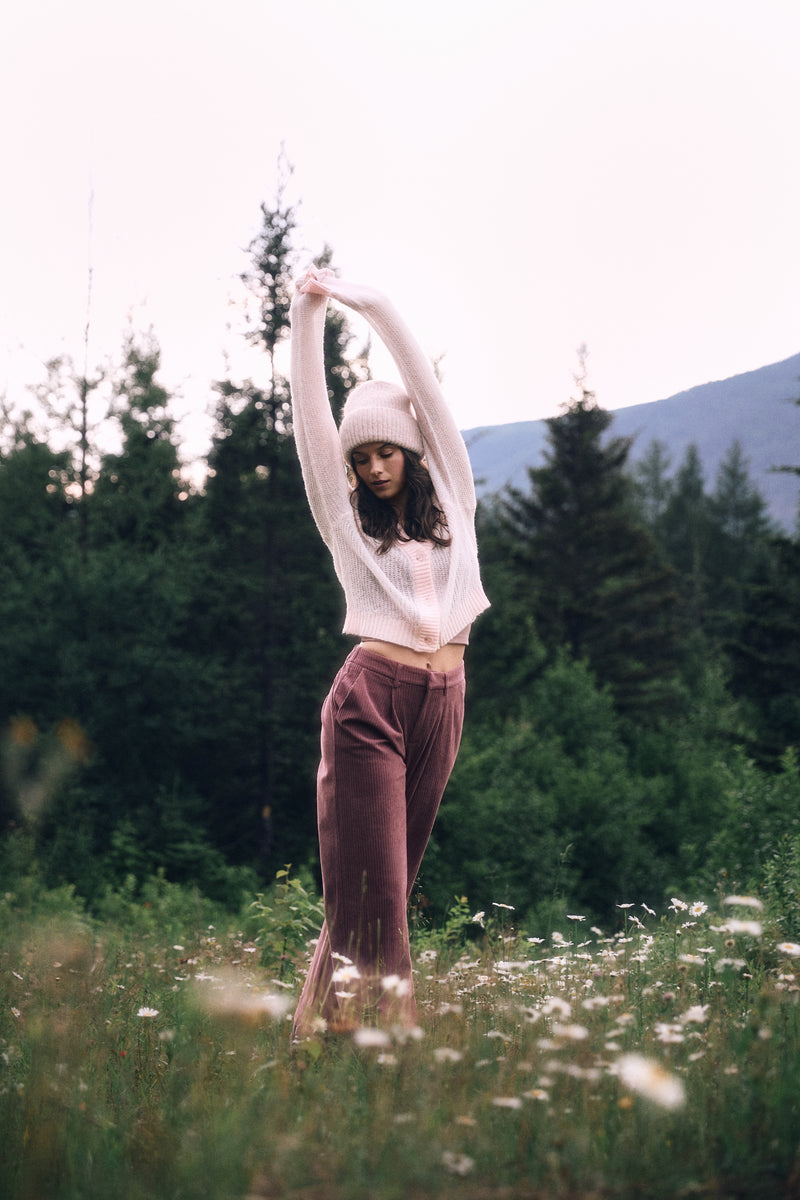 Sheer Knit Cardigan - 8141