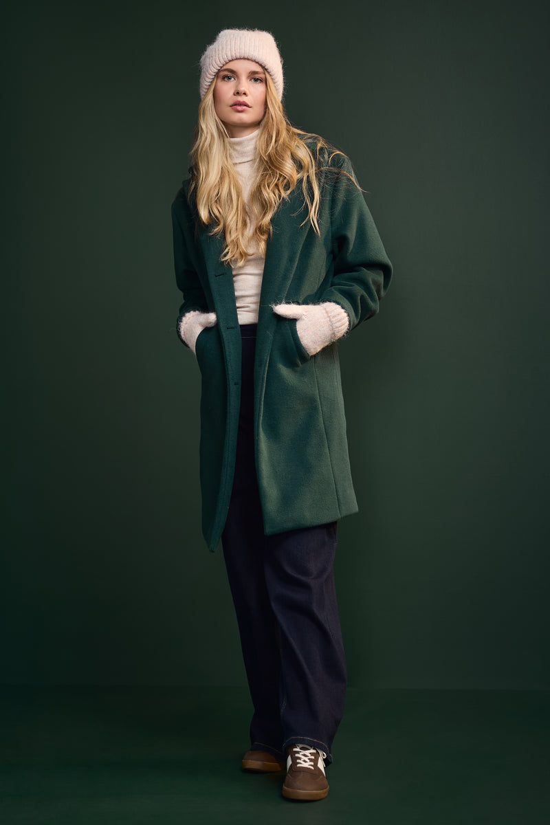 Classic Felt Coat - 1024