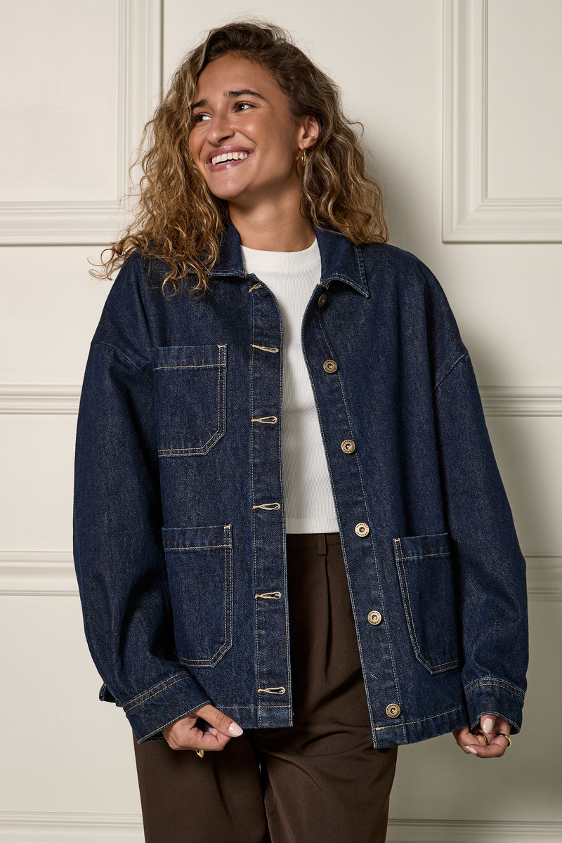 Dark Denim Jacket - 7042