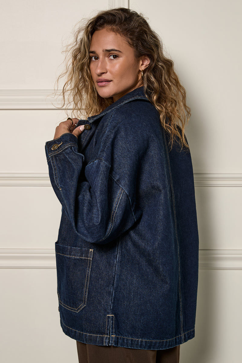 Dark Denim Jacket - 7042