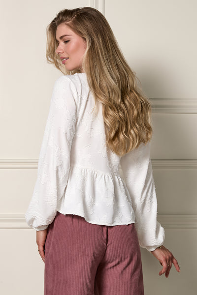 Chemise texture florale - 4084