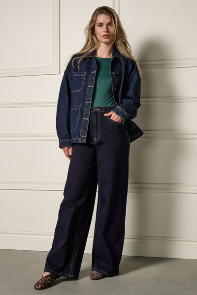 Dark Denim Jacket - 7042