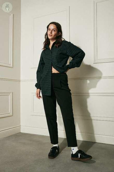 Pantalon jambe étroite - 5100 (Seconde Main)-Pantalon - Seconde main-Trove-Noir-M-efcf2643-569b-4826-9f16-4eae8038b063-WOMANCE