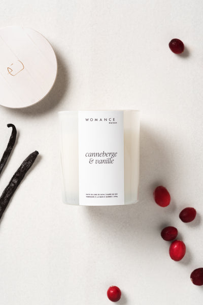 Cranberry & Vanilla Candle - Womance