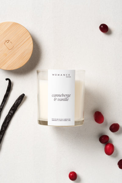 Cranberry & Vanilla Candle - Womance