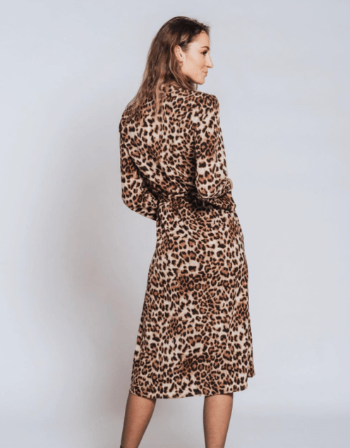 Robe longue à motifs léopard (Seconde main) Recurate